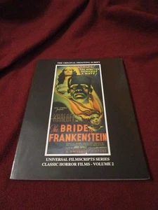 The Bride Of Frankenstein Original Shooting Script Universal Filmscript Series - Imagen 1 de 3