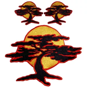 Daniel Larusso Kimono Embroidered Big & Small Patch Karate Kid 2 Bonsai Cosplay - Picture 1 of 1