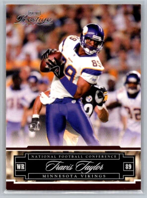# 85 Travis Taylor Minnesota Vikings 2007 Playoff Prestige - Image 1 of 2