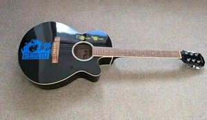 Stagg SNT-IV Black Auditorium Cutaway Electro Acoustic Guitar - Picture 1 of 10