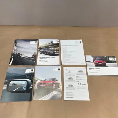 OEM 2012-2015 BMW F30 320I 328I 335I CONJUNTO MANUAL DEL PROPIETARIO CON GUÍA DE NAVEGACIÓN Foto 1 de 4