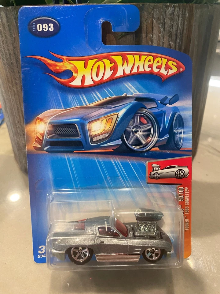 2004 Hot Wheels #93 First Editions 93/100 TOONED 1963 CORVETTE Gray w/Chrome 5Sp - Image 1 of 1