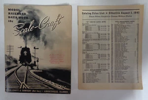 Libro de datos de modelismo ferroviario a escala 1941 catálogo de trenes y lista de precios - Imagen 1 de 20