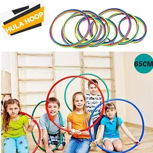 Hula Reifen Kinder Spaß spielen Schule Erwachsene Fitness Bauchmuskeln Übung Hoola Reifen 65cm - Bild 1 von 5