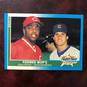 1987 Fleer GLOSSY Set SANDBERG PARKER #639 CUBS REDS ** MINT ** HIGH GRADE ** - Picture 1 of 1