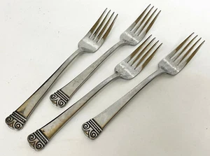 Oneida MELODIA acciaio inox lotto 4 x FORCHETTE posate buone condizioni - Foto 1 di 1