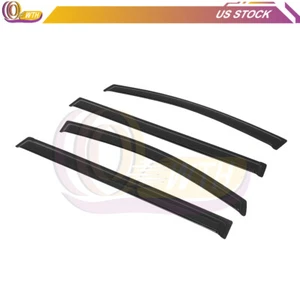 For 2011-2020 Toyota Sienna 4-Door Extended 4Pc Window Visor Vent Sun Rain Guard - Picture 1 of 9