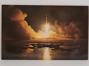 Postkarte Apollo 17 1972 Start JFK Space Center Cape Kennedy Florida - Bild 1 von 2