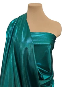 MYSTIQUE SMARAGD/BLAUER STRETCHSTOFF. 58", BTY, COSPLAY, KOSTÜME, 4 WEGE - Bild 1 von 1