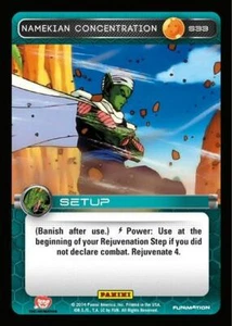 Tarjeta DBZ Dragon Ball Z TCG Panini Premiere S33 Namekian Concentration - Imagen 1 de 1