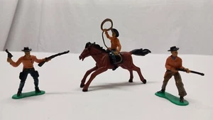 Vintage -Wild West Figuren - Cowboy Indianer mit 1 Pferd 70er / 80er Jahre NEU - Bild 1 von 8