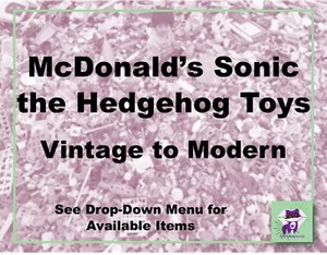 McDonald's Sonic the Hedgehog Toys-Various Years-Pick! - Picture 1 of 6