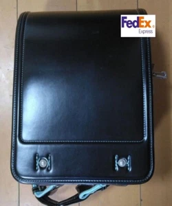 Randoseru Tsuchiya Kaban Kid's School Bag Backpack black Used Japan No.2 - Picture 1 of 7