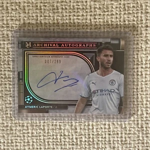 2021-22 Topps Museum Collection UEFA AYMERIC LAPORTE Archival Auto #/299 - Imagen 1 de 3