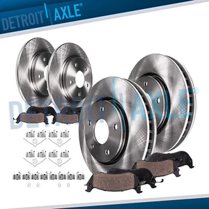 Front & Rear Rotors Brake Pads for Toyota Sienna Highlander Lexus RX450h RX350 - Picture 1 of 9