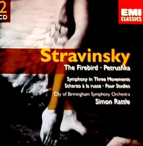 Stravinsky - "The Firebird" - "Petrushka" - "Rattle" - ( 2 CD - EMI Classics ) - Picture 1 of 6