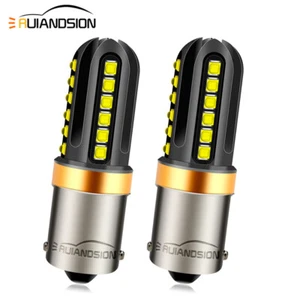 Ruiandsion 1156 LED Bulb Car Turn Signal BA15S Reverse Light 10-30V White 1pair - Bild 1 von 9