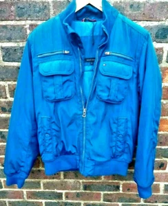TOMMY HILFIGER DESIGNER HERREN BOMBERJACKE BLAU GRÖSSE SMALL - Bild 1 von 3