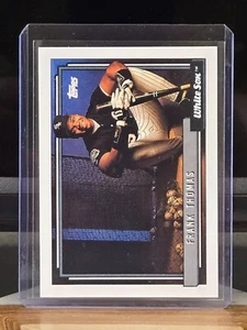 Tarjeta de béisbol 1992 Topps Frank Thomas #555 Chicago White Sox casi nueva+ centrada - Imagen 1 de 3
