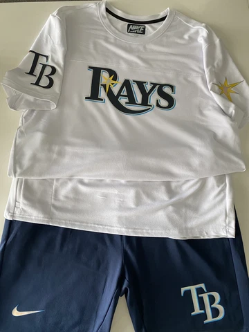 Tampa Bay Rays Mens Short Set New XL Cover
