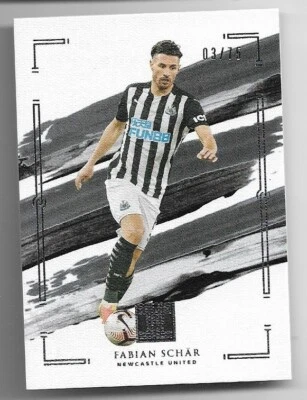 2020-21 Panini Impeccable Premier League Base Card : Fabian Schar #03/75 - Image 1 of 2