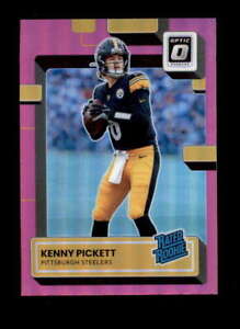 KENNY PICKETT 2022 DONRUSS OPTIC #201 RATED ROOKIE STEELERS PINK PRIZM S7434