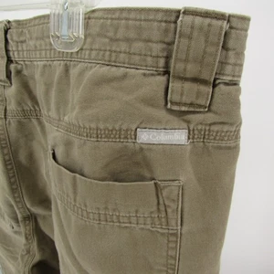 Pantalones cargo cómodos Columbia para hombre Omni Shield 36x30 beige senderismo 100 % algodón - Imagen 1 de 10