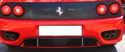 Difusor trasero parachoques trasero Ferrari 360 Stradale Modena Hamann difusor trasero - Imagen 1 de 4