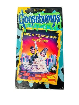 Ultimate Goosebumps Bride of the Living Dummy and An Old Story VHS 1997 Tested - Image 1 of 4