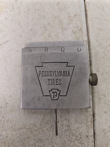 Vintage Pennsylvania Tires Advertising Tread Depth Gauge - Picture 1 of 4