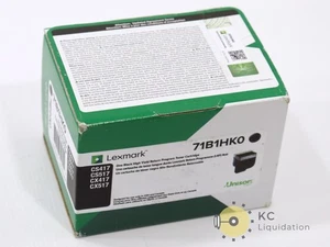 Lexmark 71B1HK0 Schwarz Tonerkassette mit hoher Kapazität CS417 CS517 CX417 CX517 - Bild 1 von 4