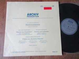 Praetorius - Dances from Terpsichore / Collegium Terpsichore / Archiv 198 168 - Picture 1 of 3