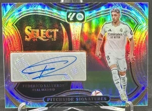 Federico Valverde 2024-25 Panini Select La Liga Pitchside Signature Silver Prizm - Imagen 1 de 2