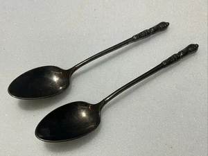 Antico Boulenger francese placcato argento bianco 14 SET DI 2 CUCCHIAI DA 5,25 OMAGGIO SH - Foto 1 di 9