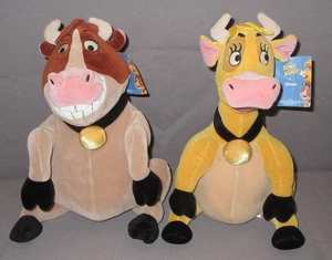 2 Disney Store Plüschtier Home on the Range Kühe Grace & Maggie Stofftier Spielzeug - Bild 1 von 15