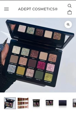 Adept Cosmetics EBEs Eyeshadow Palette New In Box - Image 1 of 4