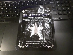 GLAMGLOW BUBBLESHEET OXYGENATING DEEP CLEANSE MASK W/ GREEN TEA OXI - Picture 1 of 1