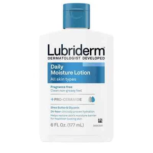 Lubriderm Unscented Daily Moisture Lotion + Pro-Ceramide, 6 fl. oz - Picture 1 of 1