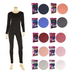 Therma Tek Womens Thermal Underwear Microfiber Fleece Long Johns Top & Pant Set - Picture 1 of 27