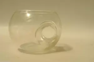 bicchiere da collezione design italiano anni 70 entra e osserva glass vintage - Imagen 1 de 6