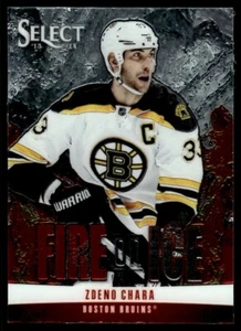 2013-14 Panini Select Fire on Ice Stars Zdeno Chara Boston Bruins #FS-5 - Picture 1 of 2