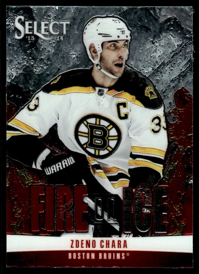 2013-14 Panini Select Fire on Ice Stars Zdeno Chara Boston Bruins #FS-5 - Image 1 of 2