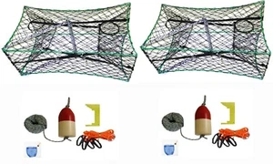 2er Pack KUFA verzinkte faltbare Krabbenfalle & Zubehörset (S33+CAQ1) x2 - Bild 1 von 4