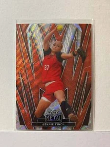 2024 Hoja Metal Mujeres De Sport Base Naranja Onda #36 Jennie Finch 3/10 - Imagen 1 de 2