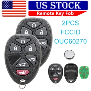 2 For 2007 2008 2009 2010 2011 2012 - 2014 GMC Yukon Denali Remote Car Key Fob - Picture 1 of 7