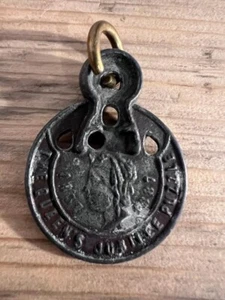 Médaille Ancienne The Queens Jubilee Puzzle Waterbury Watch Company - Foto 1 di 6