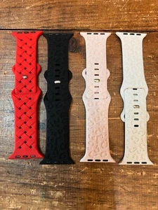 4 New mix color (off brand) Apple Watch Bands (42/44/45) - Zdjęcie 1 z 1