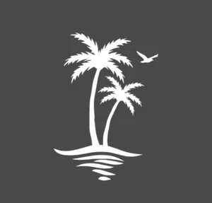 Palm Trees Decal - Picture 1 of 2