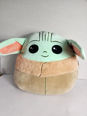 Squishmallow New Star Wars Mandalorian 20" Baby Yoda Grogu Plush Stuffed NWT - Image 1 of 4