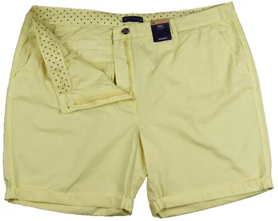 M&S Womens Marks and Spencer Yellow Shorts Size 24 New                        zz - Image 1 of 4